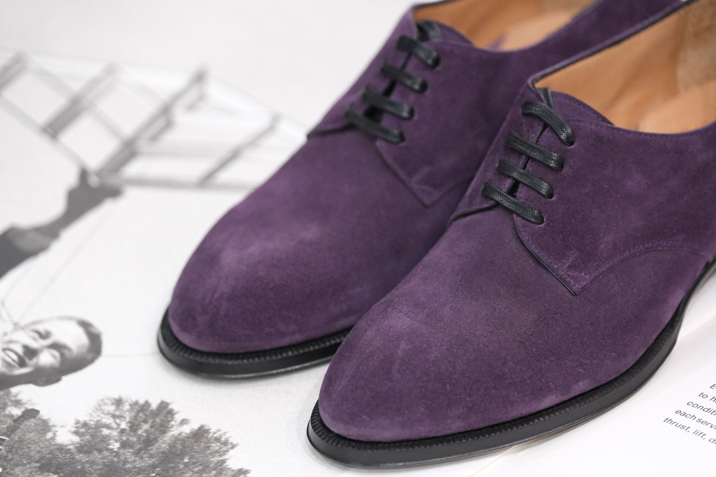Le Yucca's  / Art.Y40126　Last AUDREY　PLUM SUEDE