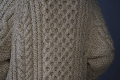 Slopeslow / Jamieson’s Shetland wool/Hand Knitting Cowichan sweater