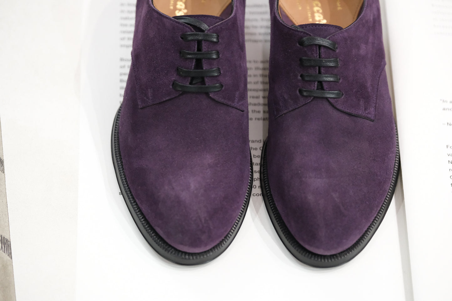 Le Yucca's  / Art.Y40126　Last AUDREY　PLUM SUEDE