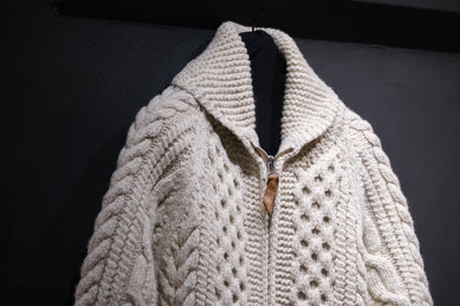 Slopeslow / Jamieson’s Shetland wool/Hand Knitting Cowichan sweater