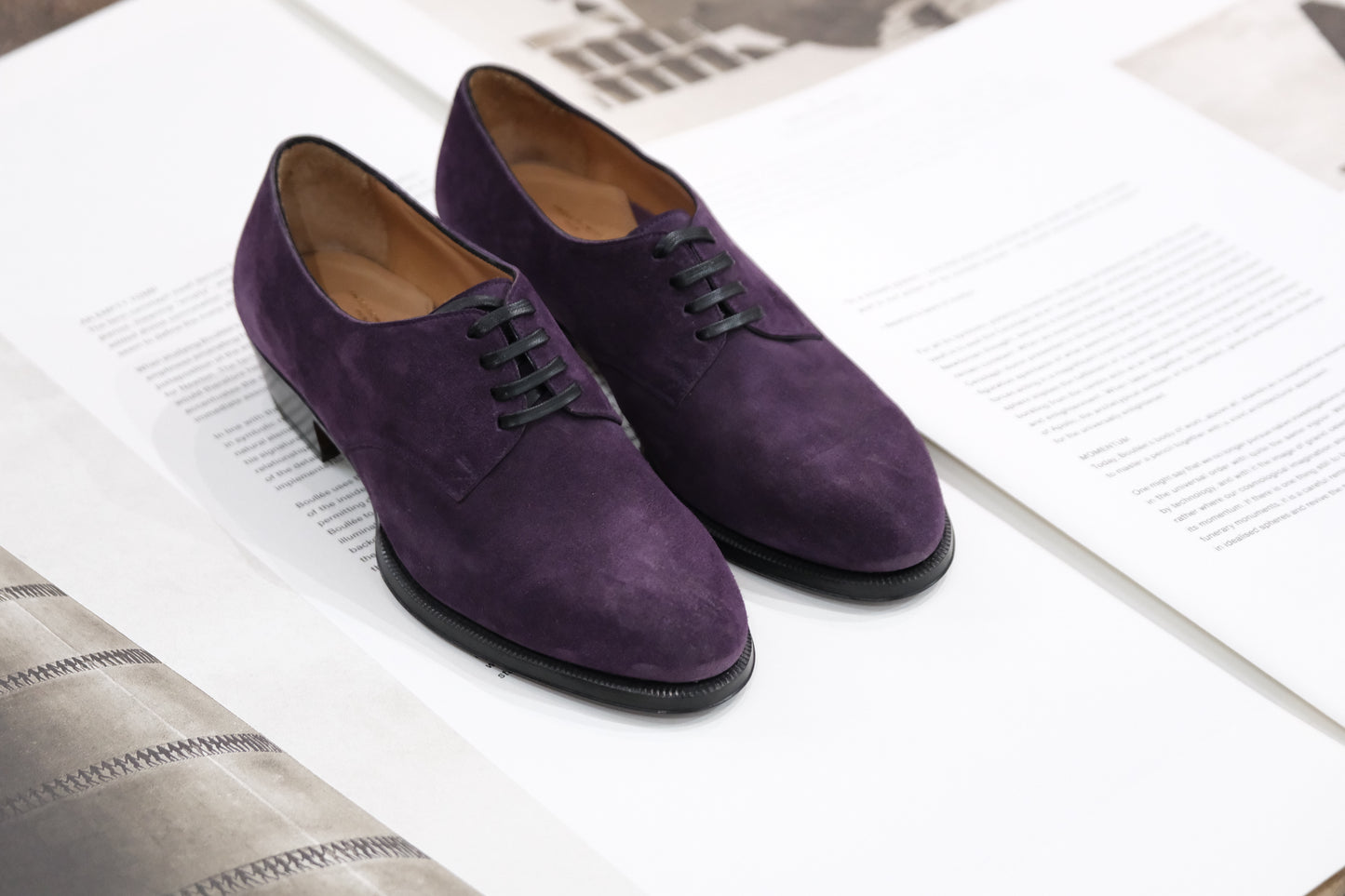 Le Yucca's  / Art.Y40126　Last AUDREY　PLUM SUEDE
