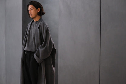 nonnotte / DRAPING GOWN OVERCOAT / N-25A-031
