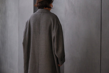 nonnotte / DRAPING GOWN OVERCOAT / N-25A-031