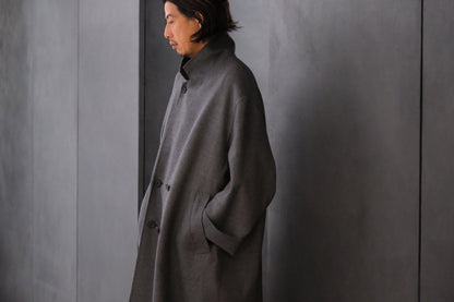 nonnotte / DRAPING GOWN OVERCOAT / N-25A-031