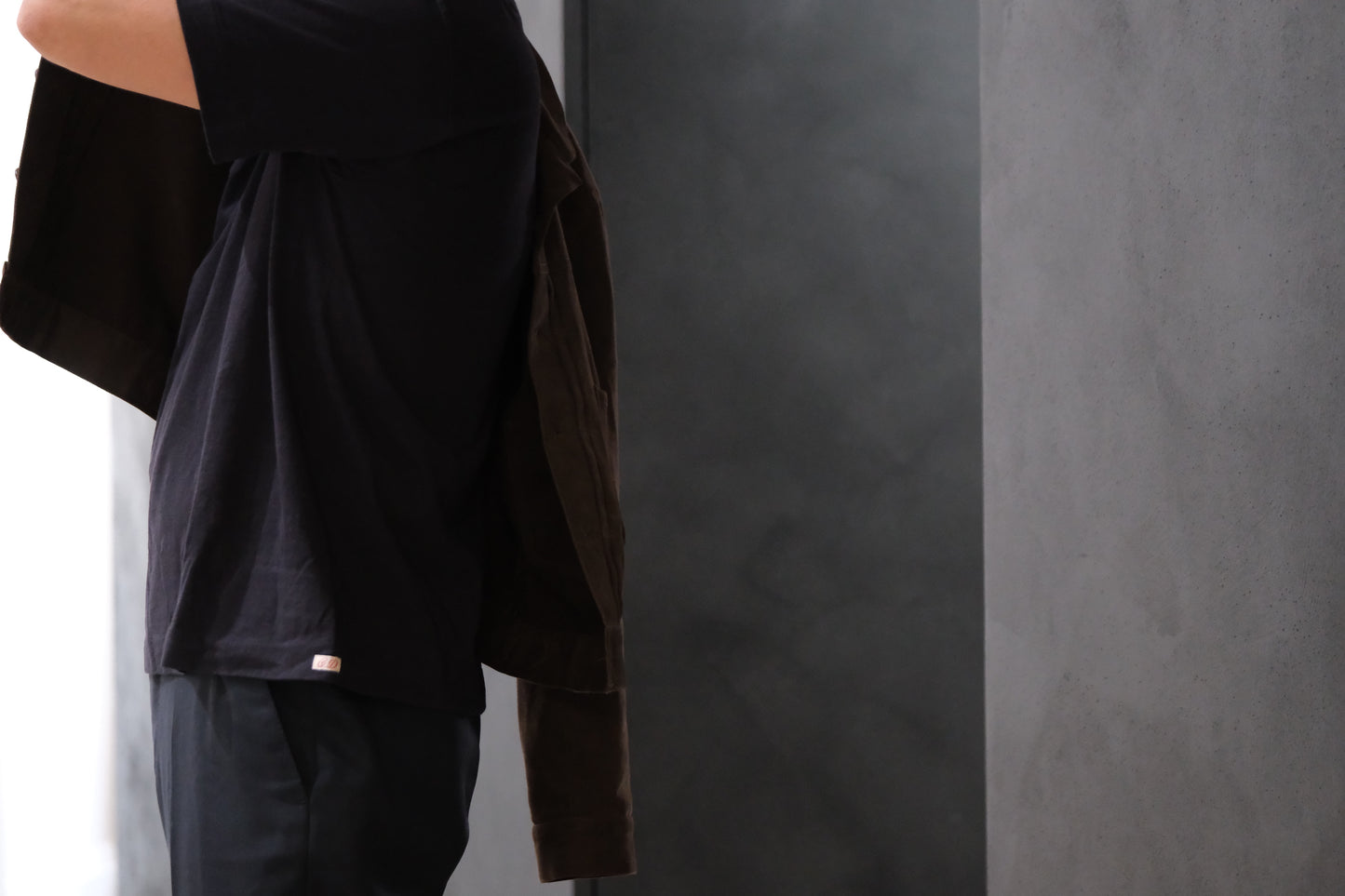 SPECIAL IN ORDINARY / 03 M.M.Boat-Neck Tee / BLACK ULTRAMARINE