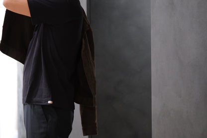 SPECIAL IN ORDINARY / 03 M.M.Boat-Neck Tee / BLACK ULTRAMARINE