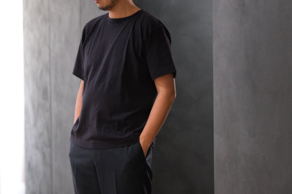 SPECIAL IN ORDINARY / 03 M.M.Boat-Neck Tee / BLACK ULTRAMARINE