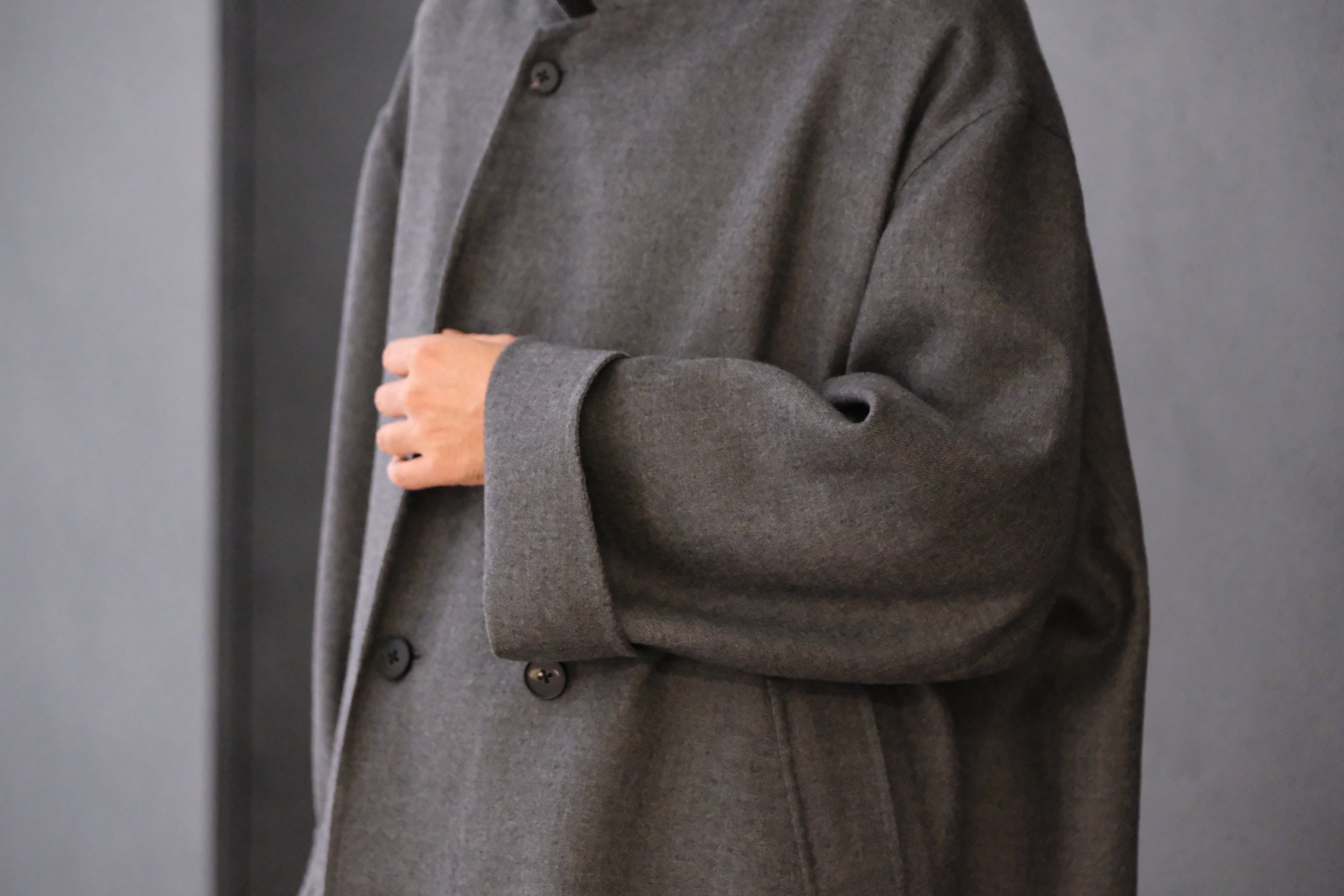 nonnotte / DRAPING GOWN OVERCOAT / N-25A-031 – Lister