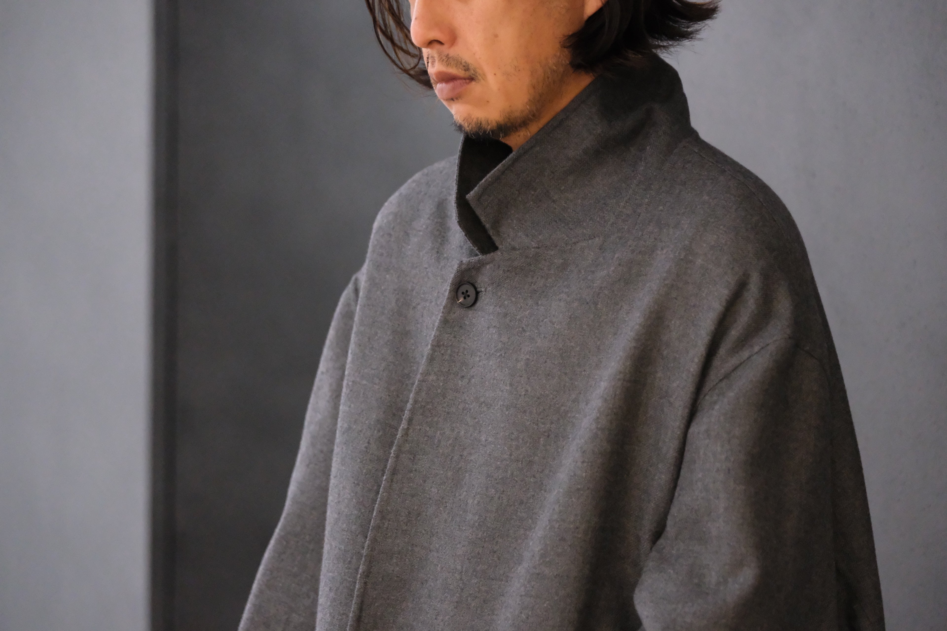 nonnotte / DRAPING GOWN OVERCOAT / N-25A-031 – Lister