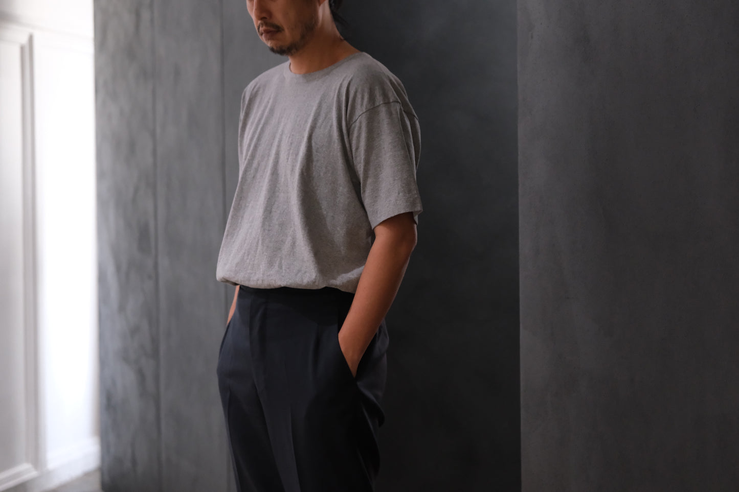 SPECIAL IN ORDINARY / 03 M.M.Boat-Neck Tee / LEAD