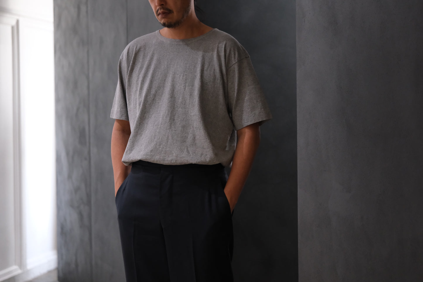 SPECIAL IN ORDINARY / 03 M.M.Boat-Neck Tee / LEAD