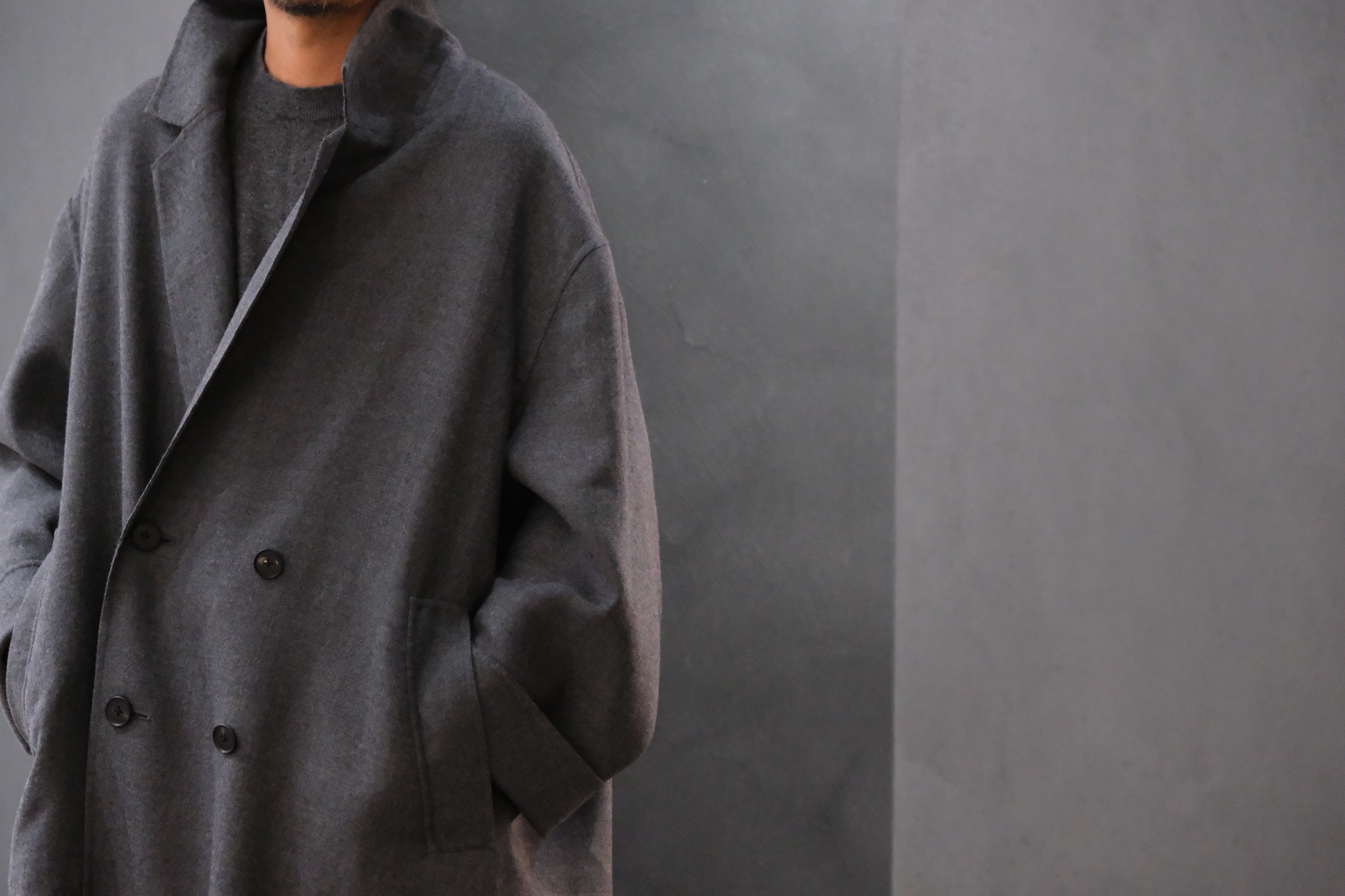 nonnotte / DRAPING GOWN OVERCOAT / N-25A-031 – Lister