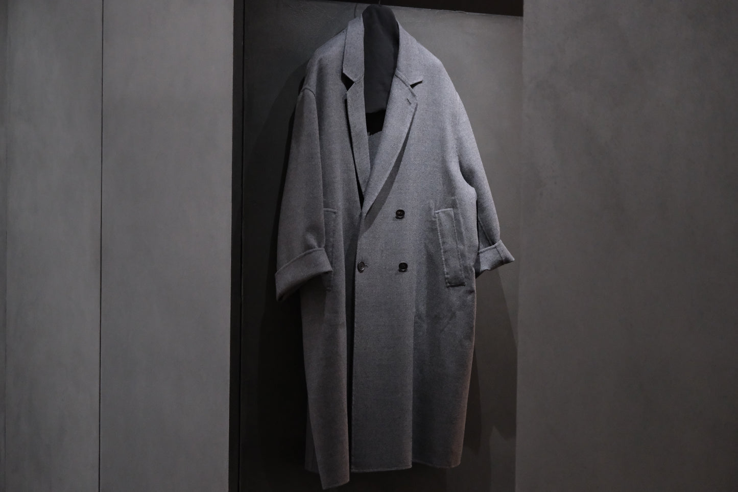 nonnotte / DRAPING GOWN OVERCOAT / N-25A-031