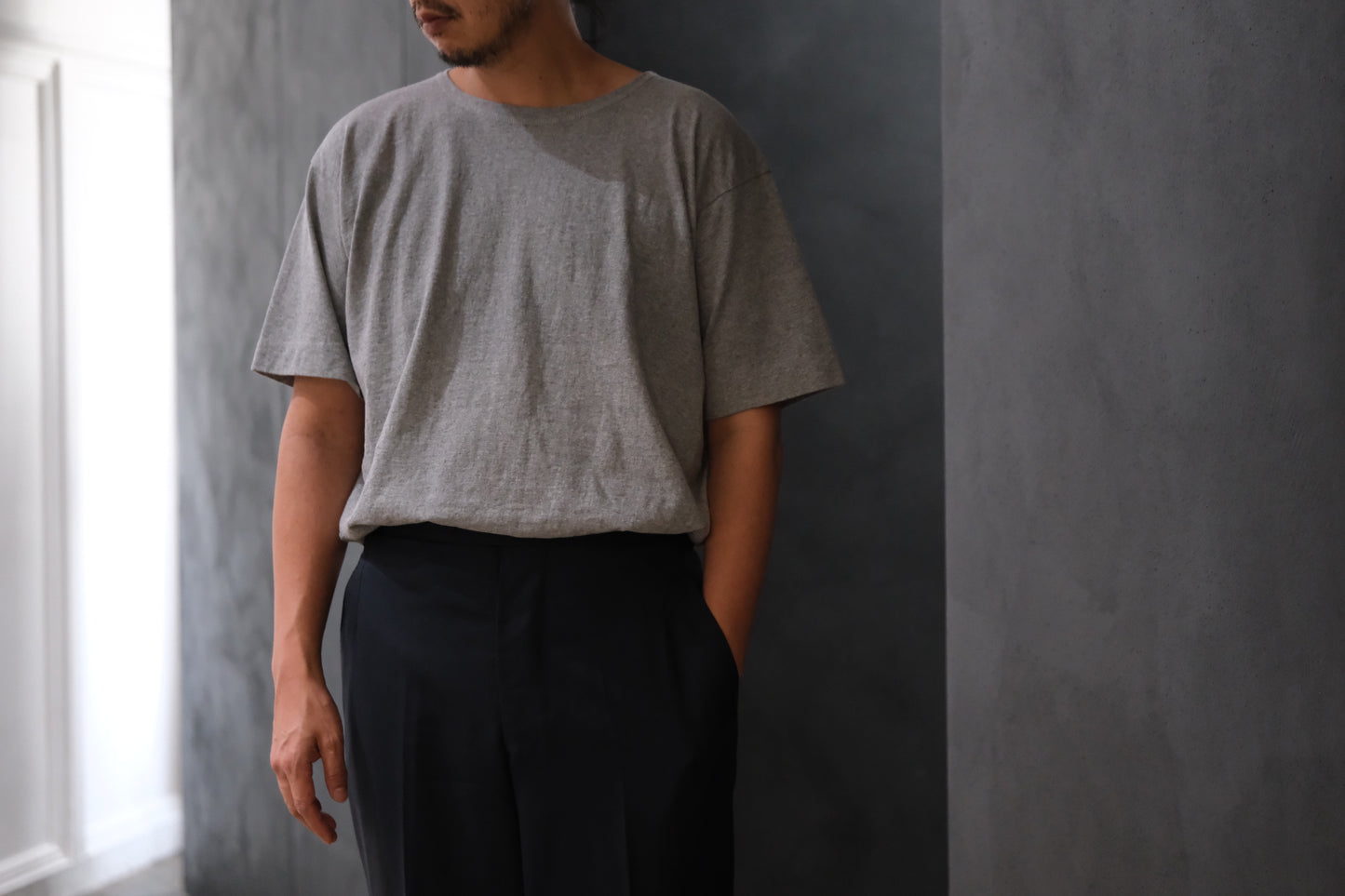 SPECIAL IN ORDINARY / 03 M.M.Boat-Neck Tee / LEAD