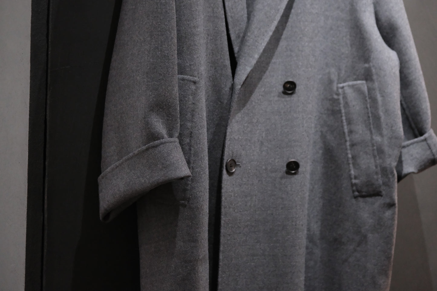 nonnotte / DRAPING GOWN OVERCOAT / N-25A-031