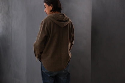 WASEW / NAFF HOODIE (MIX BROWN)