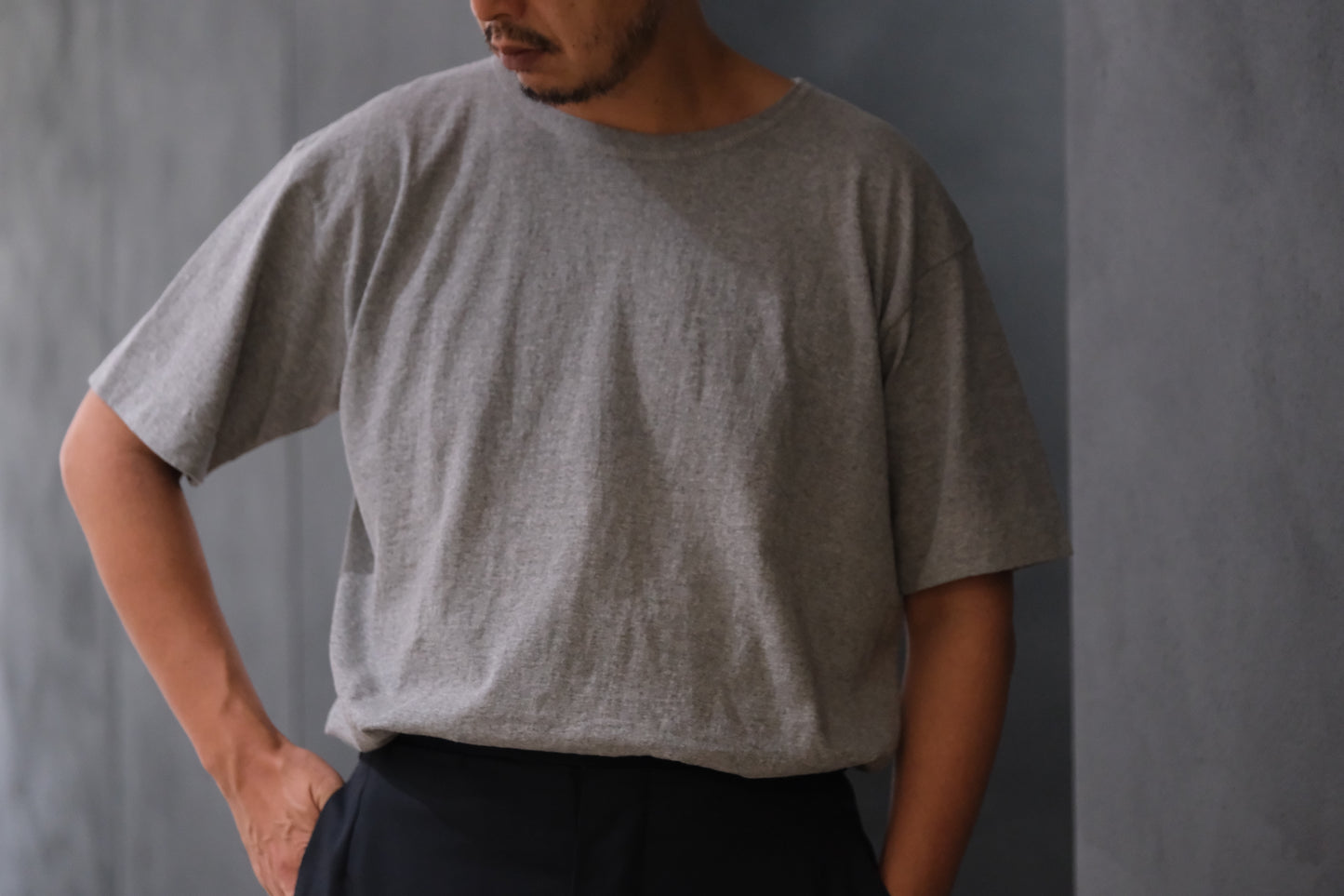 SPECIAL IN ORDINARY / 03 M.M.Boat-Neck Tee / LEAD