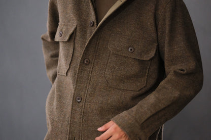 WASEW / NAFF HOODIE (MIX BROWN)