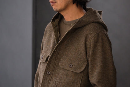 WASEW / NAFF HOODIE (MIX BROWN)