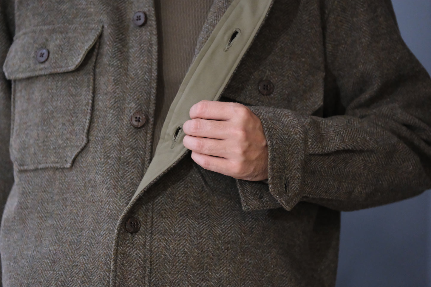 WASEW / NAFF HOODIE (MIX BROWN)