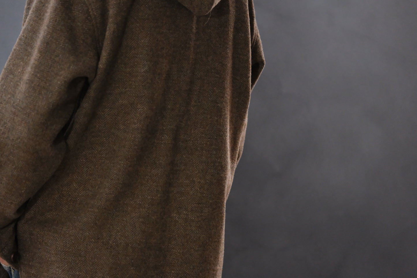 WASEW / NAFF HOODIE (MIX BROWN)