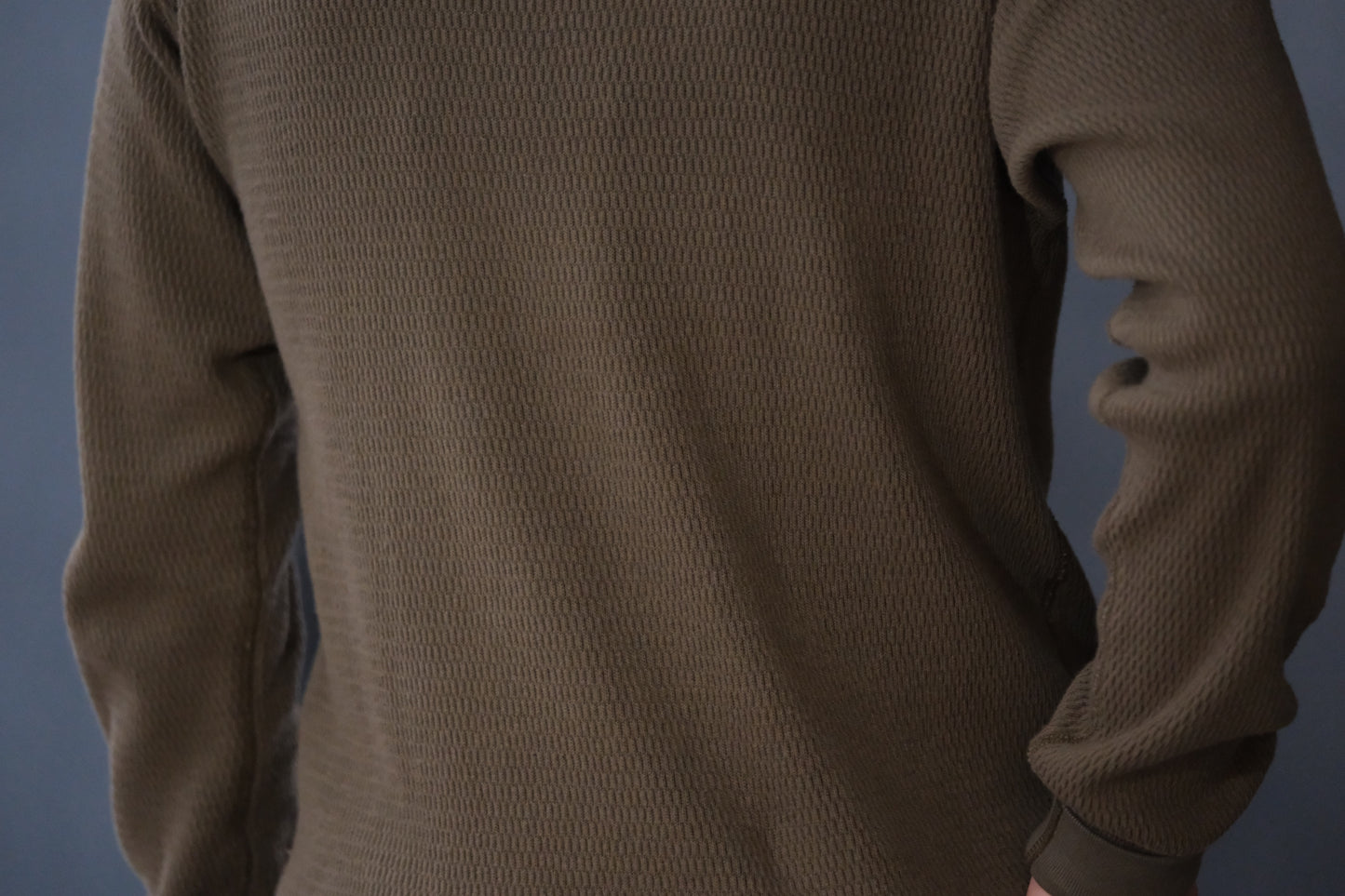 WASEW / MIL THERMAL CREW NECK (OLIVE)