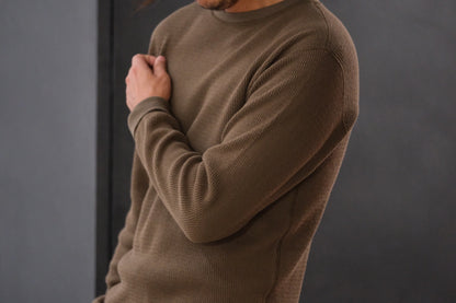 WASEW / MIL THERMAL CREW NECK (OLIVE)