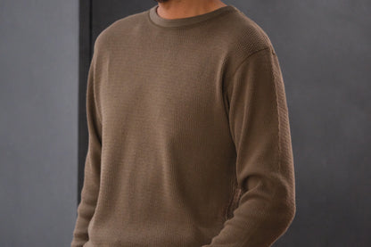 WASEW / MIL THERMAL CREW NECK (OLIVE)