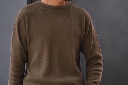 WASEW / MIL THERMAL CREW NECK (OLIVE)