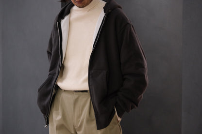 WASEW / TWO FACE ZIP HOODIE (BLACK SUN)