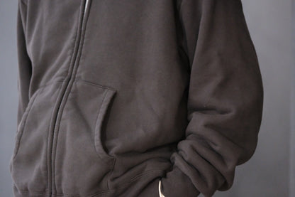 WASEW / TWO FACE ZIP HOODIE (BLACK SUN)