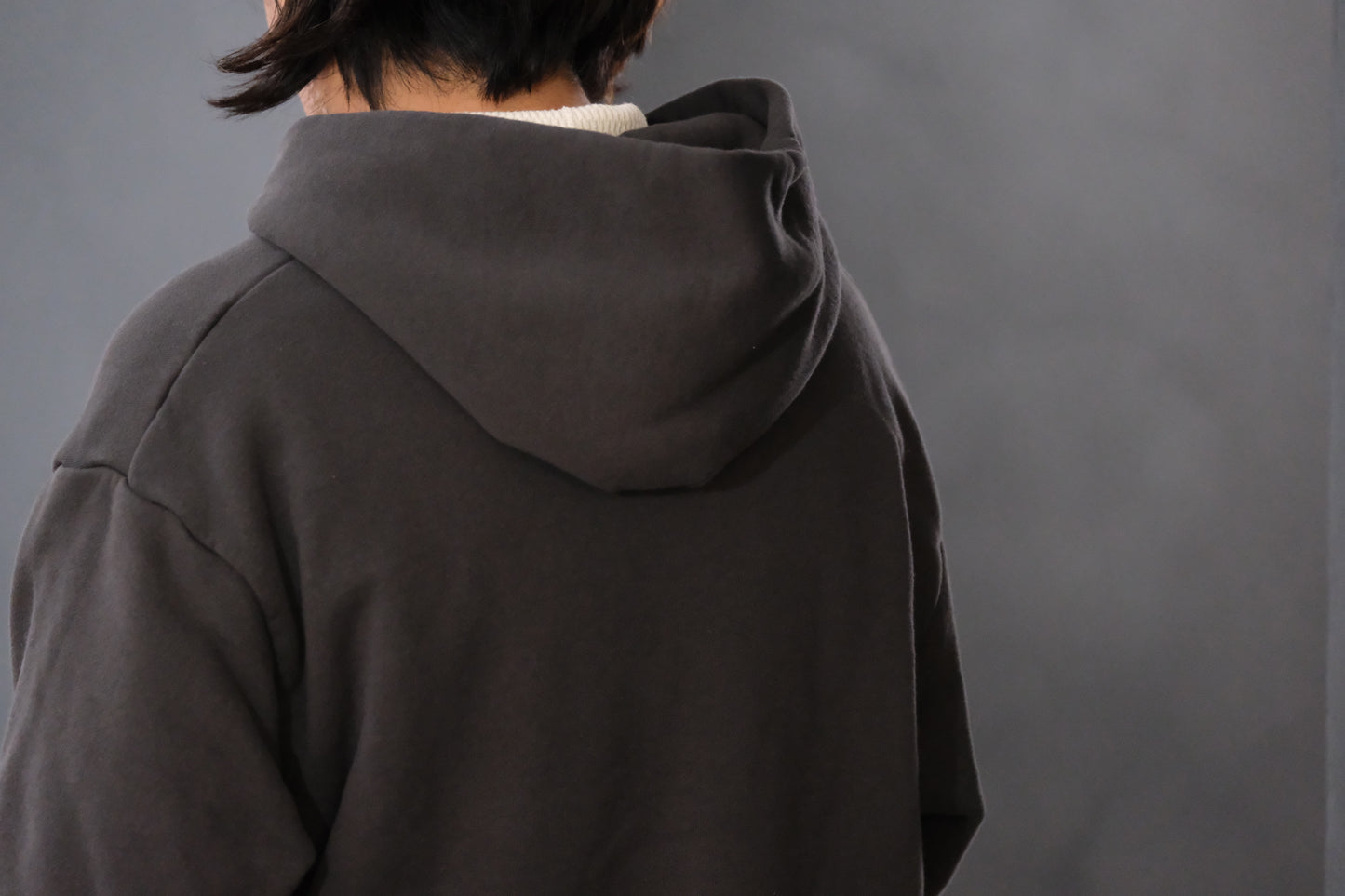 WASEW / TWO FACE ZIP HOODIE (BLACK SUN)