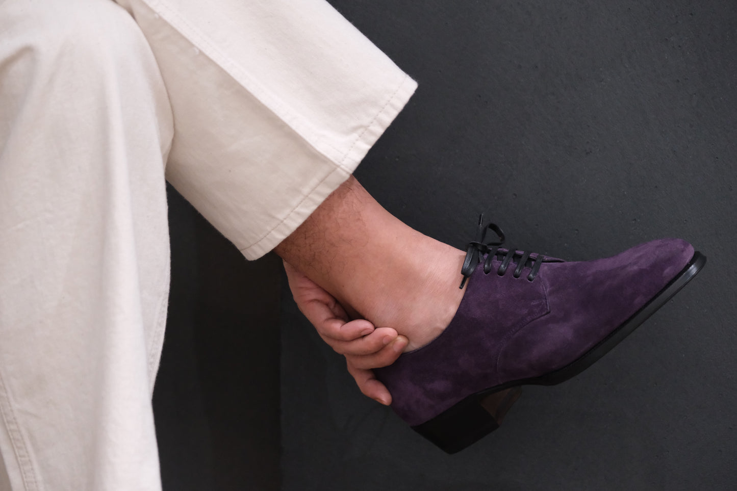Le Yucca's  / Art.Y40126　Last AUDREY　PLUM SUEDE