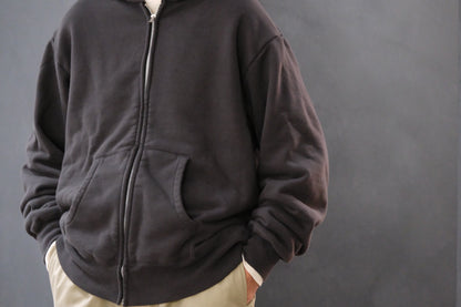 WASEW / TWO FACE ZIP HOODIE (BLACK SUN)