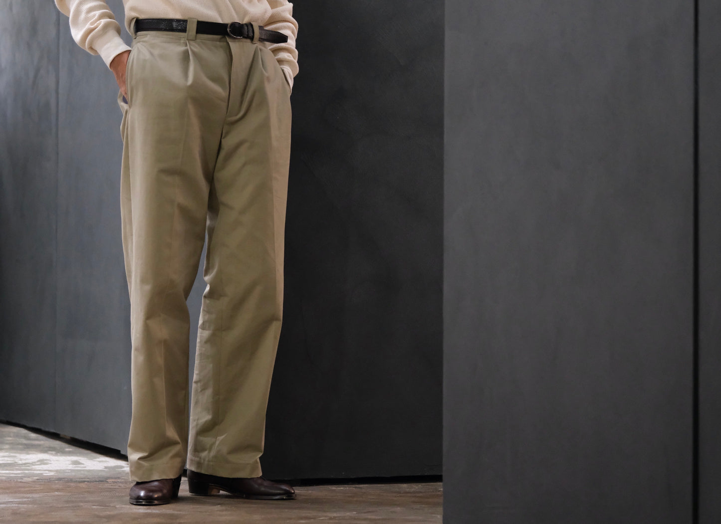 WASEW / FAT TROUSERS (BEIGE)