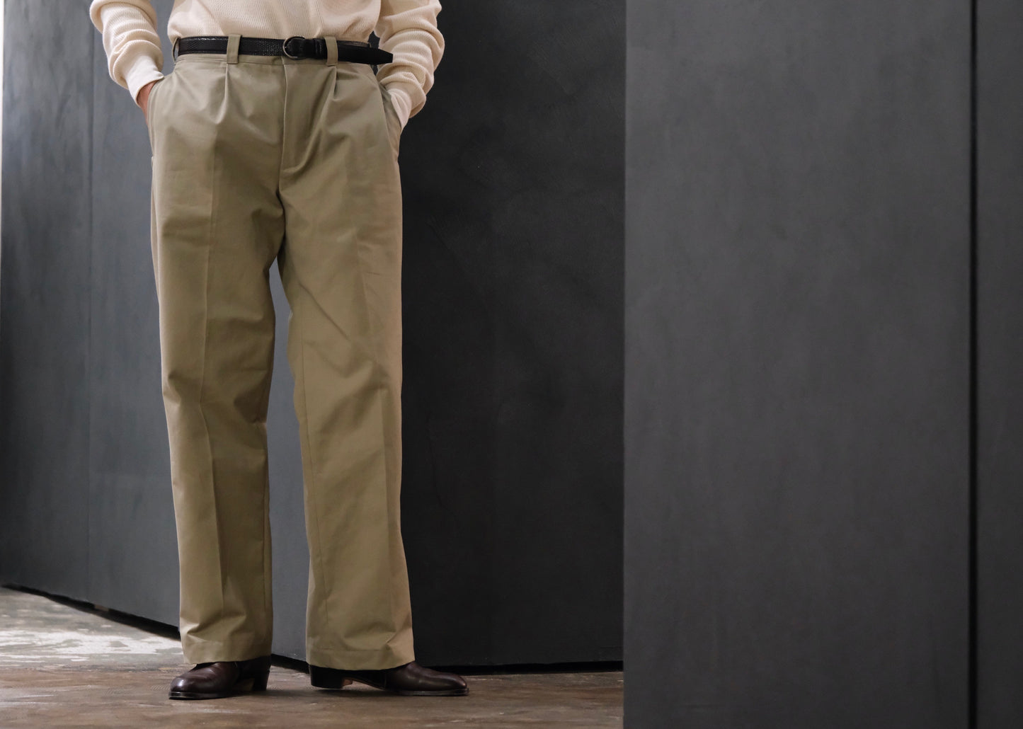 WASEW / FAT TROUSERS (BEIGE)