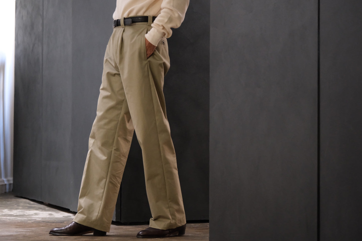 WASEW / FAT TROUSERS (BEIGE)