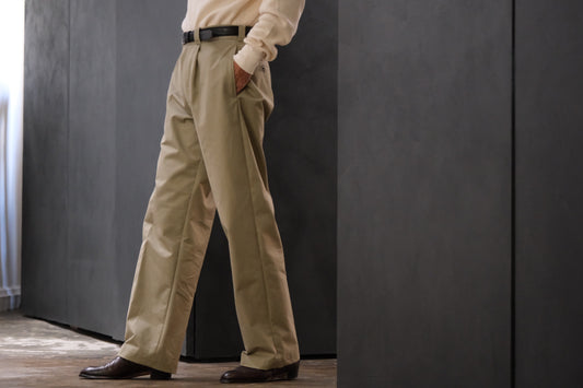 WASEW / FAT TROUSERS (BEIGE)