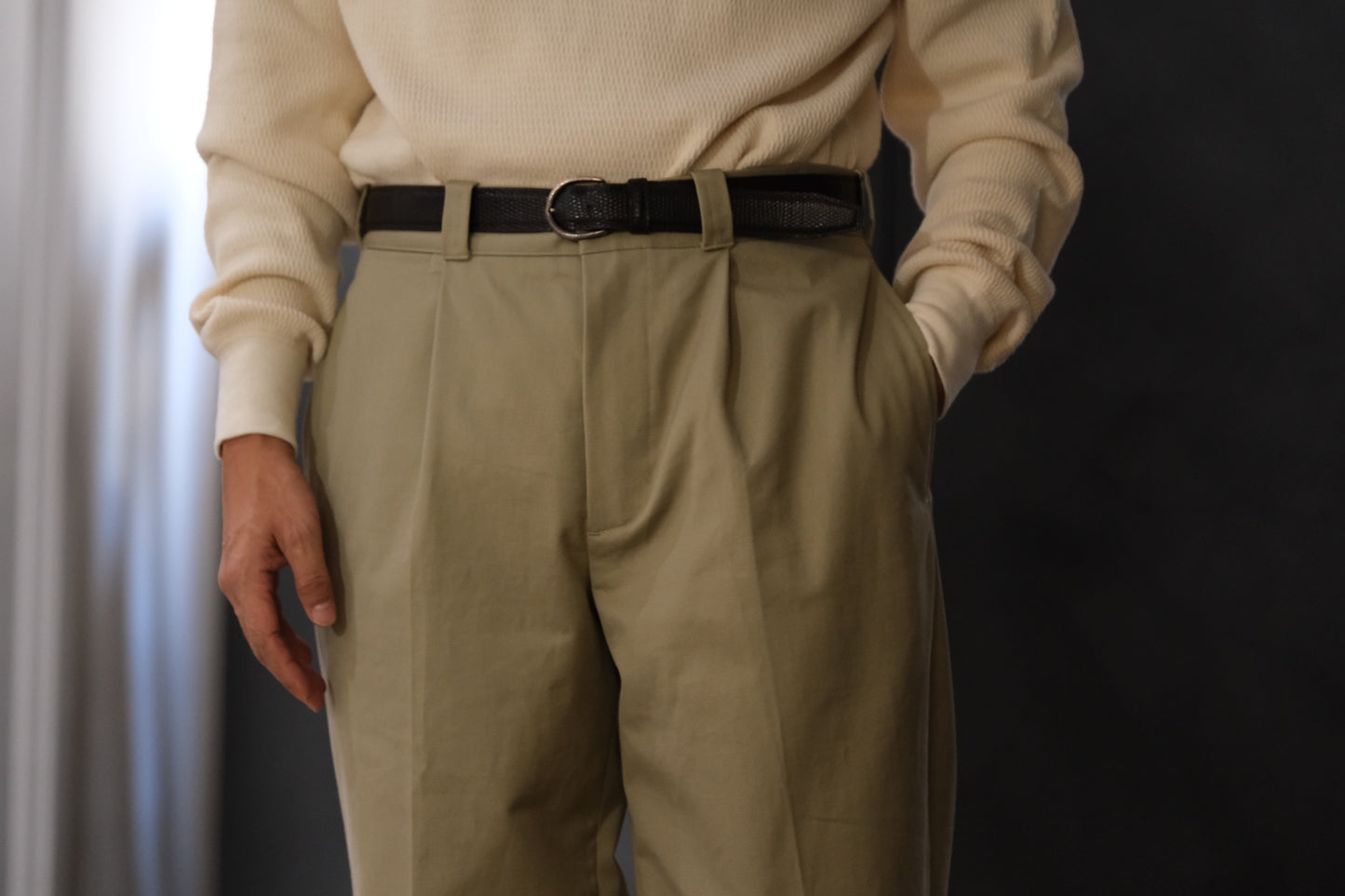 WASEW / FAT TROUSERS (BEIGE)