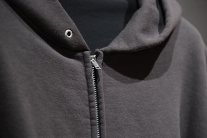 WASEW / TWO FACE ZIP HOODIE (BLACK SUN)