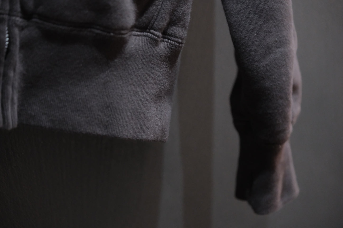 WASEW / TWO FACE ZIP HOODIE (BLACK SUN)