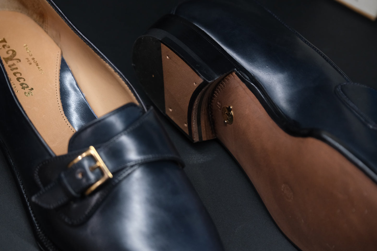 Le Yucca's  / Art.Y40326  Last NEW NIXON  ITALIAN CORDOVAN