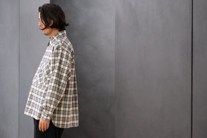 ANTOS/DOUBLE POCKET OVER SHIRT/CHECK