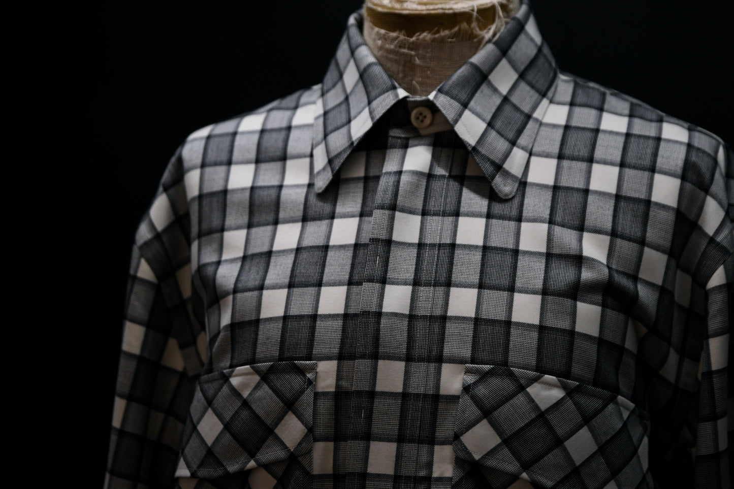 ANTOS/DOUBLE POCKET OVER SHIRT/CHECK