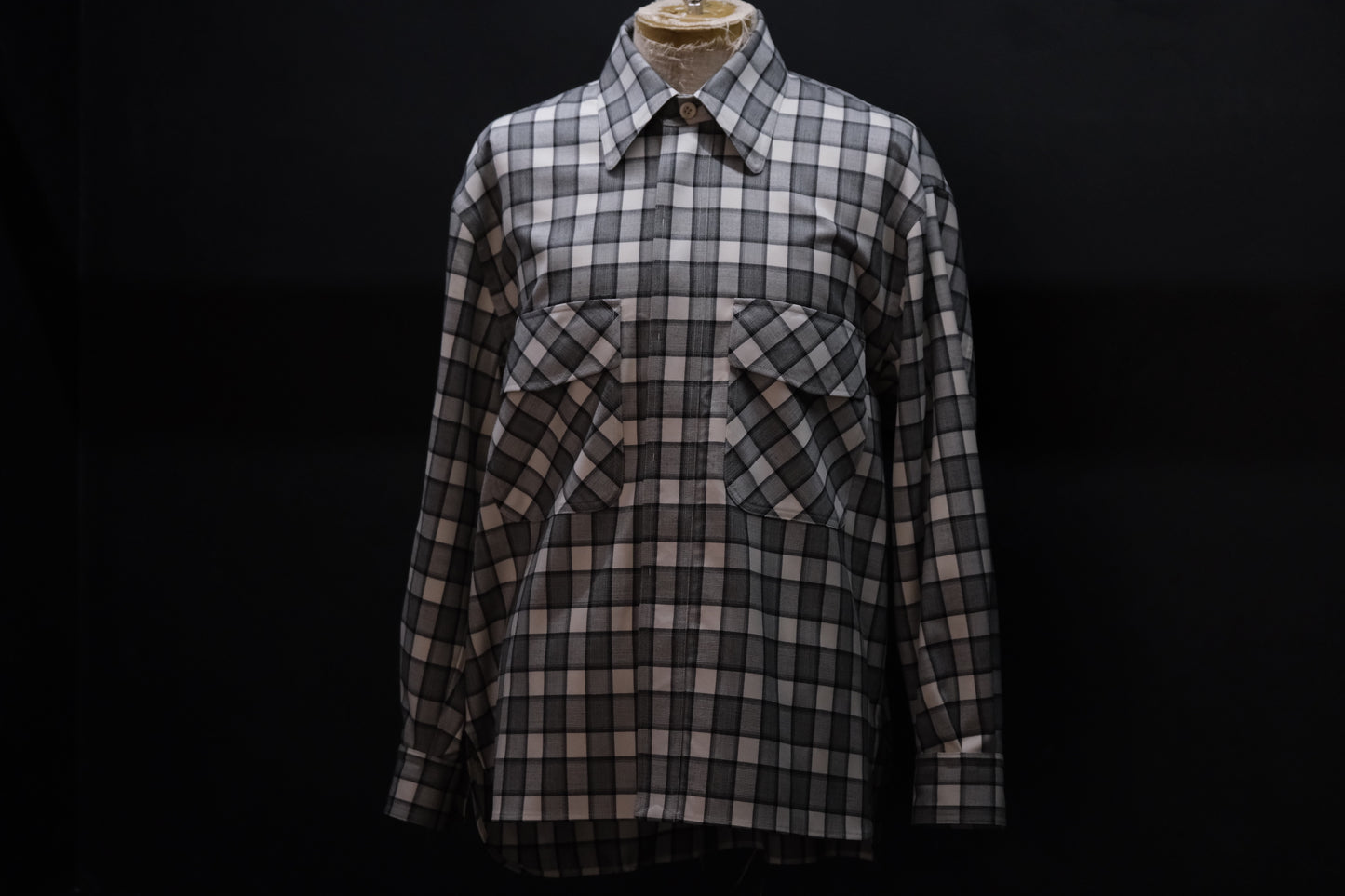 ANTOS/DOUBLE POCKET OVER SHIRT/CHECK