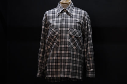 ANTOS/DOUBLE POCKET OVER SHIRT/CHECK