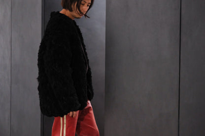 GOOD KARMA DEVELOPMENT/MOUTON CARDIGAN " CHARLIE "/BLACK