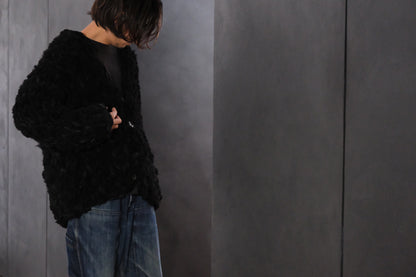 GOOD KARMA DEVELOPMENT/MOUTON CARDIGAN " CHARLIE "/BLACK