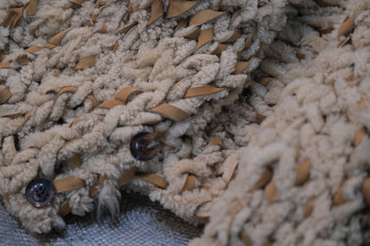 GOOD KARMA DEVELOPMENT/MOUTON CARDIGAN " CHARLIE "/BEIGE