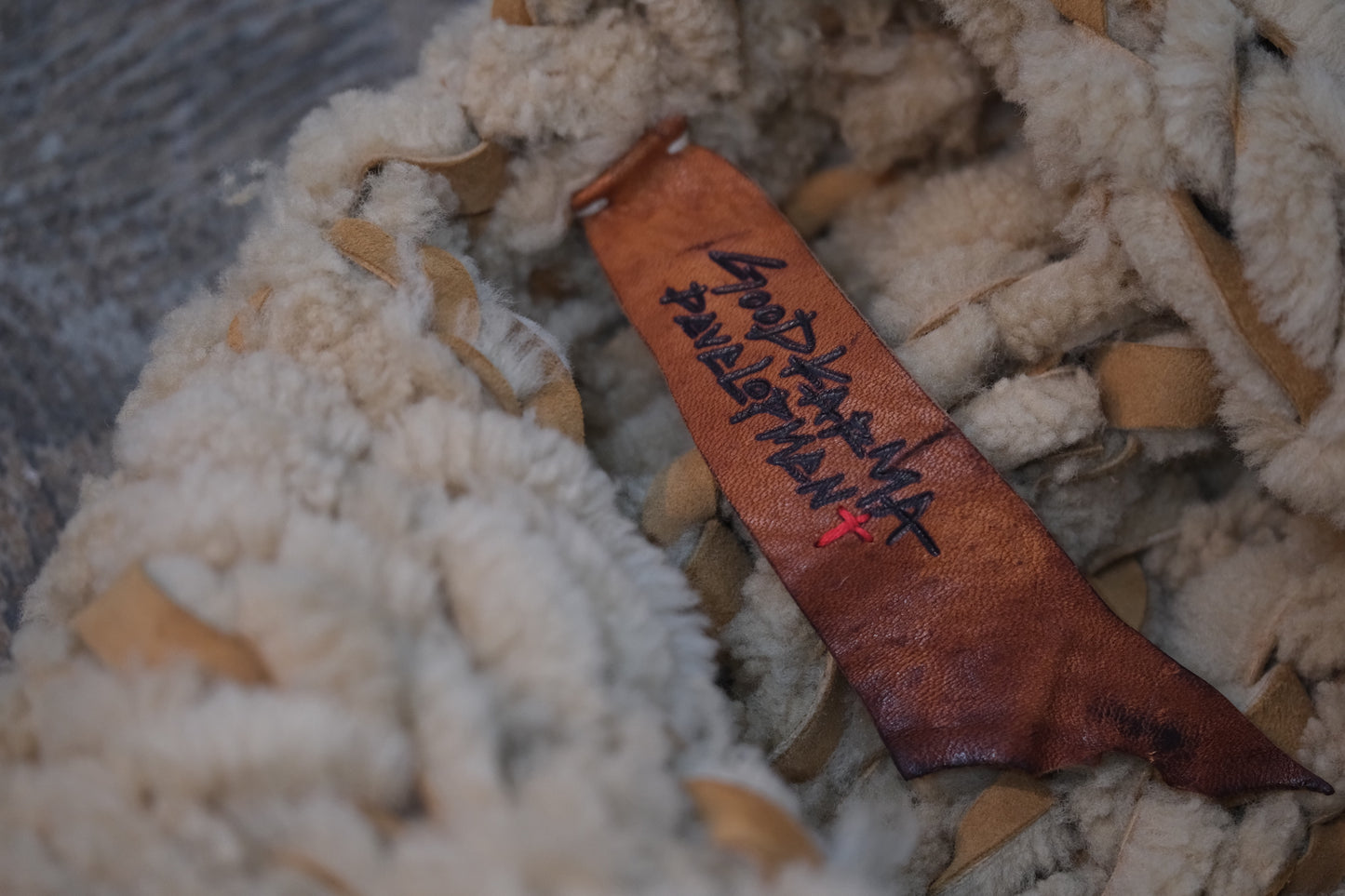 GOOD KARMA DEVELOPMENT/MOUTON CARDIGAN " CHARLIE "/BEIGE